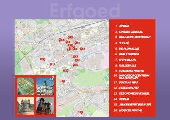 Kaart Ninove erfgoedspel Habbekrats