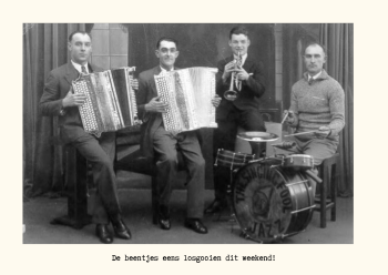 Kerksken The Singing Fool Jazz - Collectie Heemkundige Kring Haaltert,gevonden op www.madeindenderland.be 